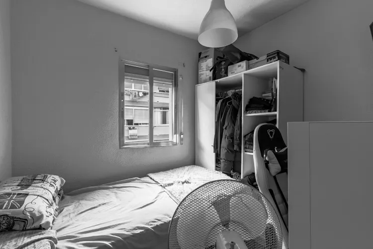 Foto de dormitorio en un piso en alquiler